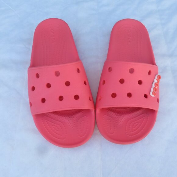 CROCS Shoes - CROCS - Iconic Comfort Open Toe Pink Slides